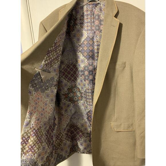 Vanheusen Studio Blazer Made In Índia Old Money Boss Elegante Office LG - Picture 7 of 7